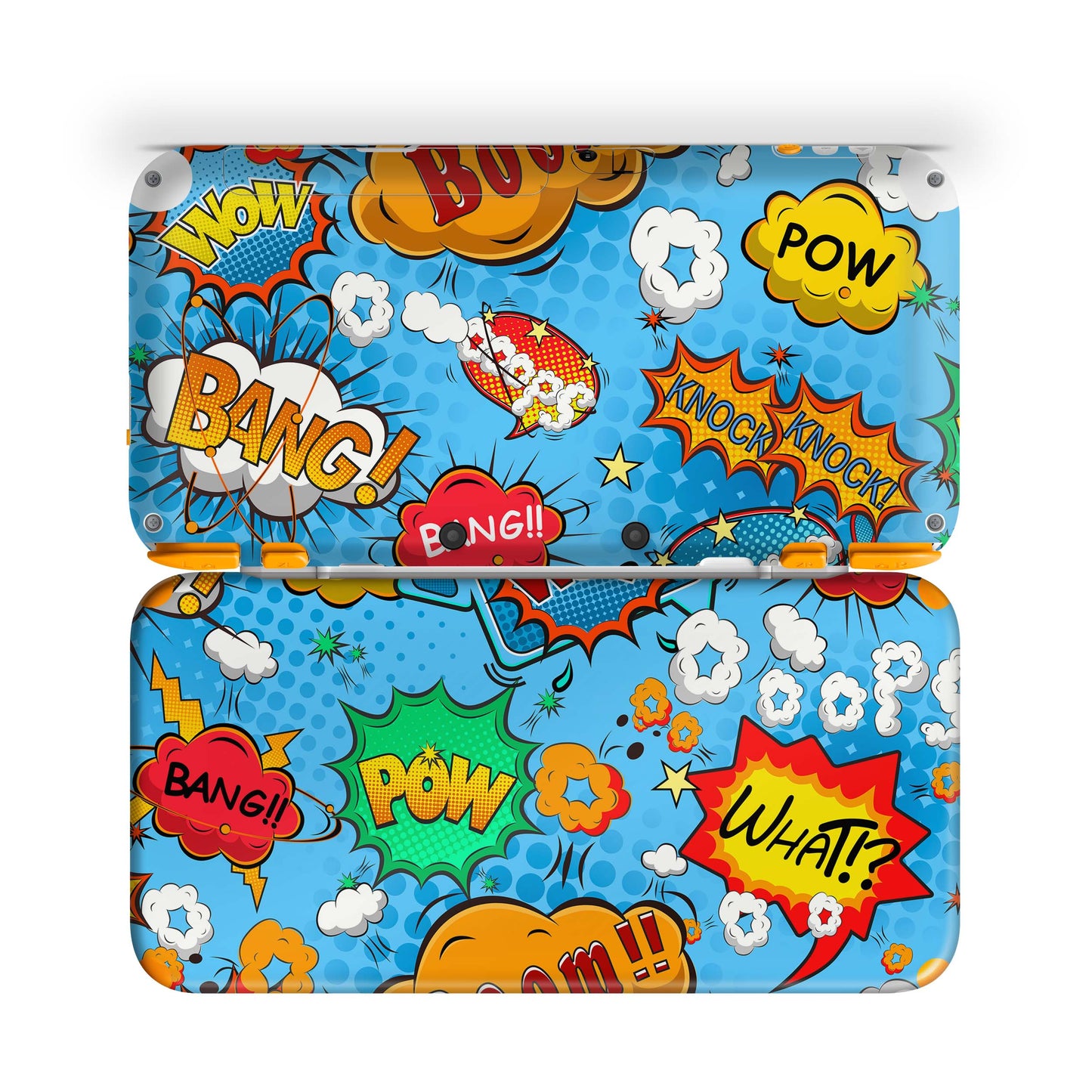 New Nintendo 2DS XL Skin Design Schutzfolie Aufkleber Folie Comics blau Aufkleber Skins4u