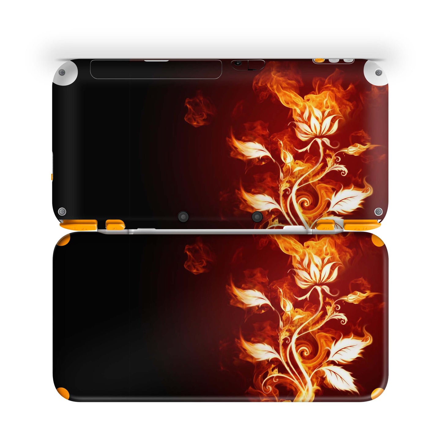 New Nintendo 2DS XL Skin Design Schutzfolie Aufkleber Folie Flower of Fire Aufkleber Skins4u