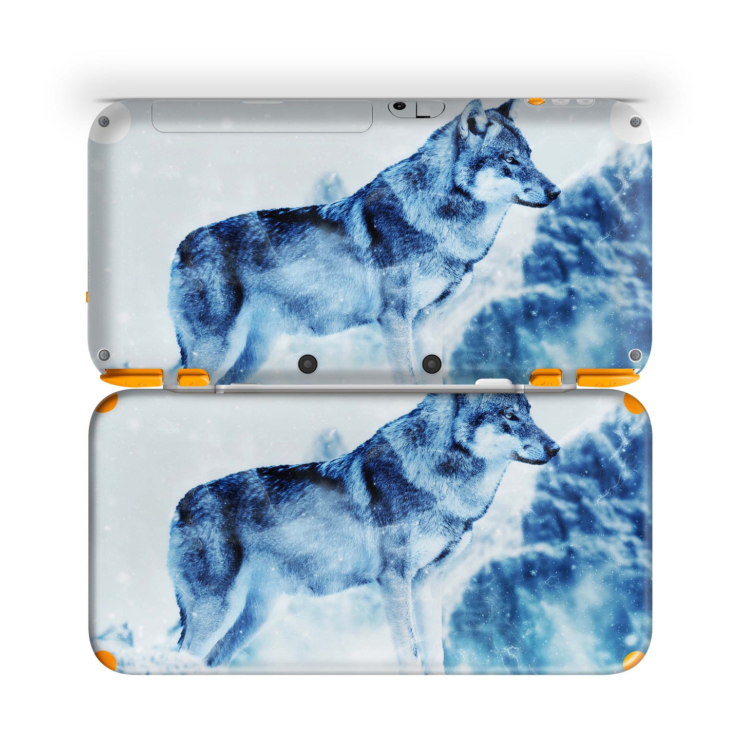 New Nintendo 2DS XL Skin Design Schutzfolie Aufkleber Folie Snow Wolf Aufkleber Skins4u