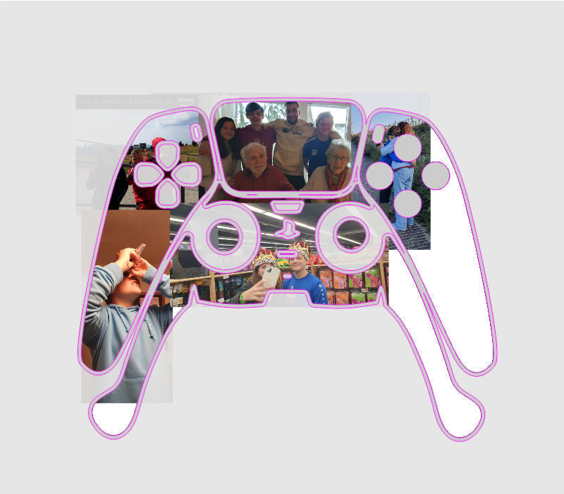 Playstation 5 PS5 Controller Skin individueller Aufkleber selbst gestalten personalisiert cpb_product Skins4u