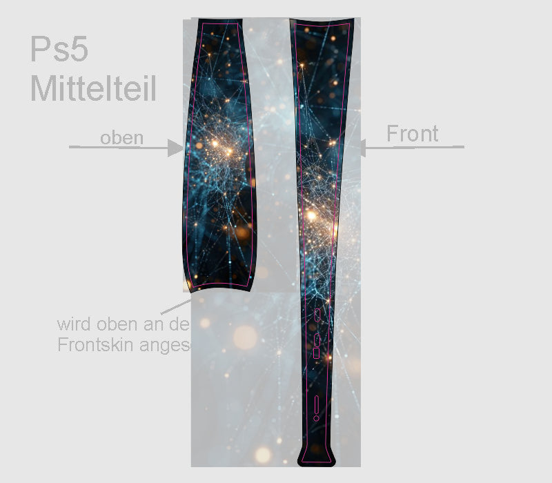 Playstation 5 SLIM Skin DISK Edition Aufkleber individuell selbst gestalten Wunschbild personalisieren cpb_product Skins4u