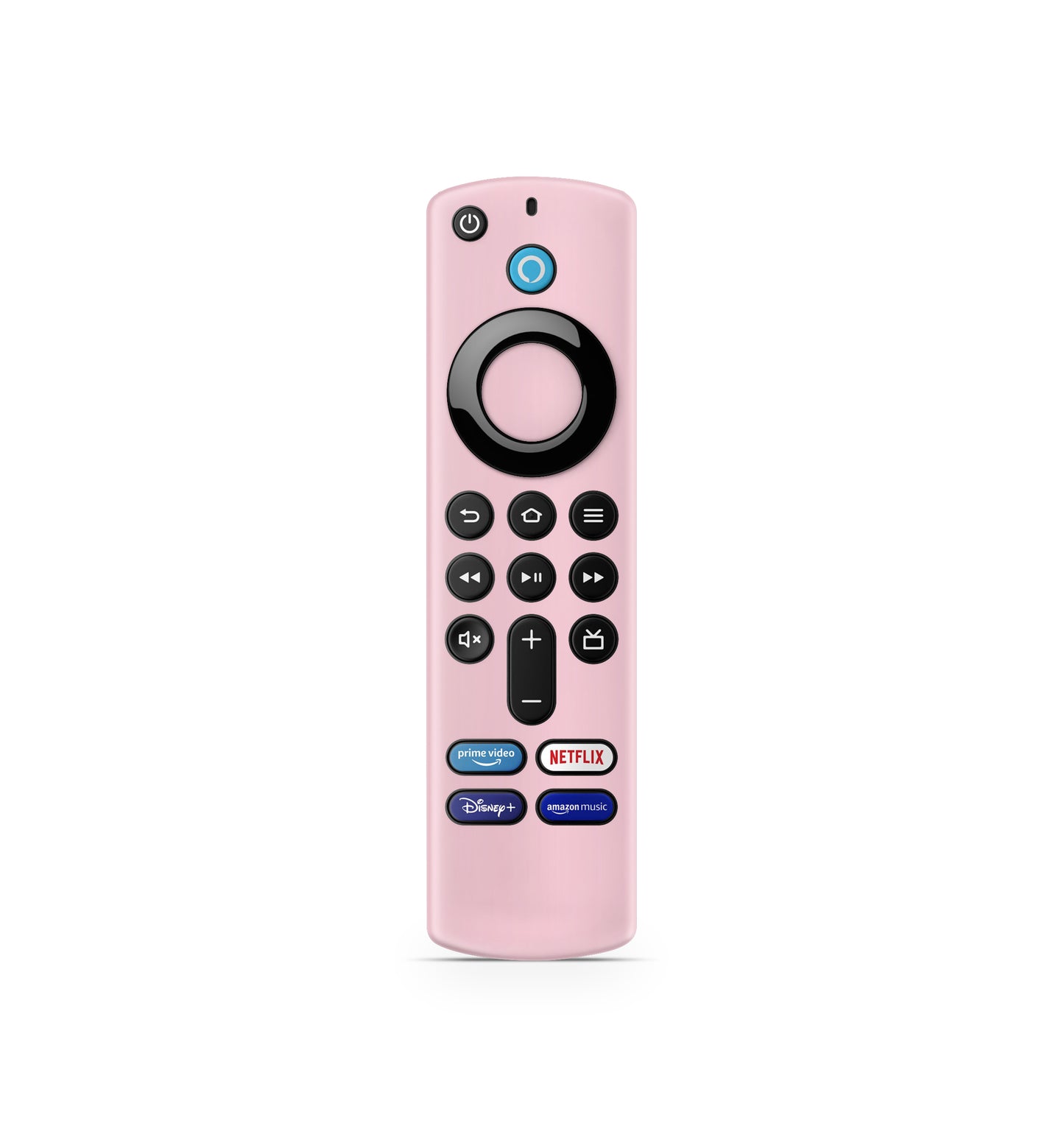 Amazon Fire TV Stick Fernbedienung Remote Skin Solid state rosa Aufkleber Skins4u