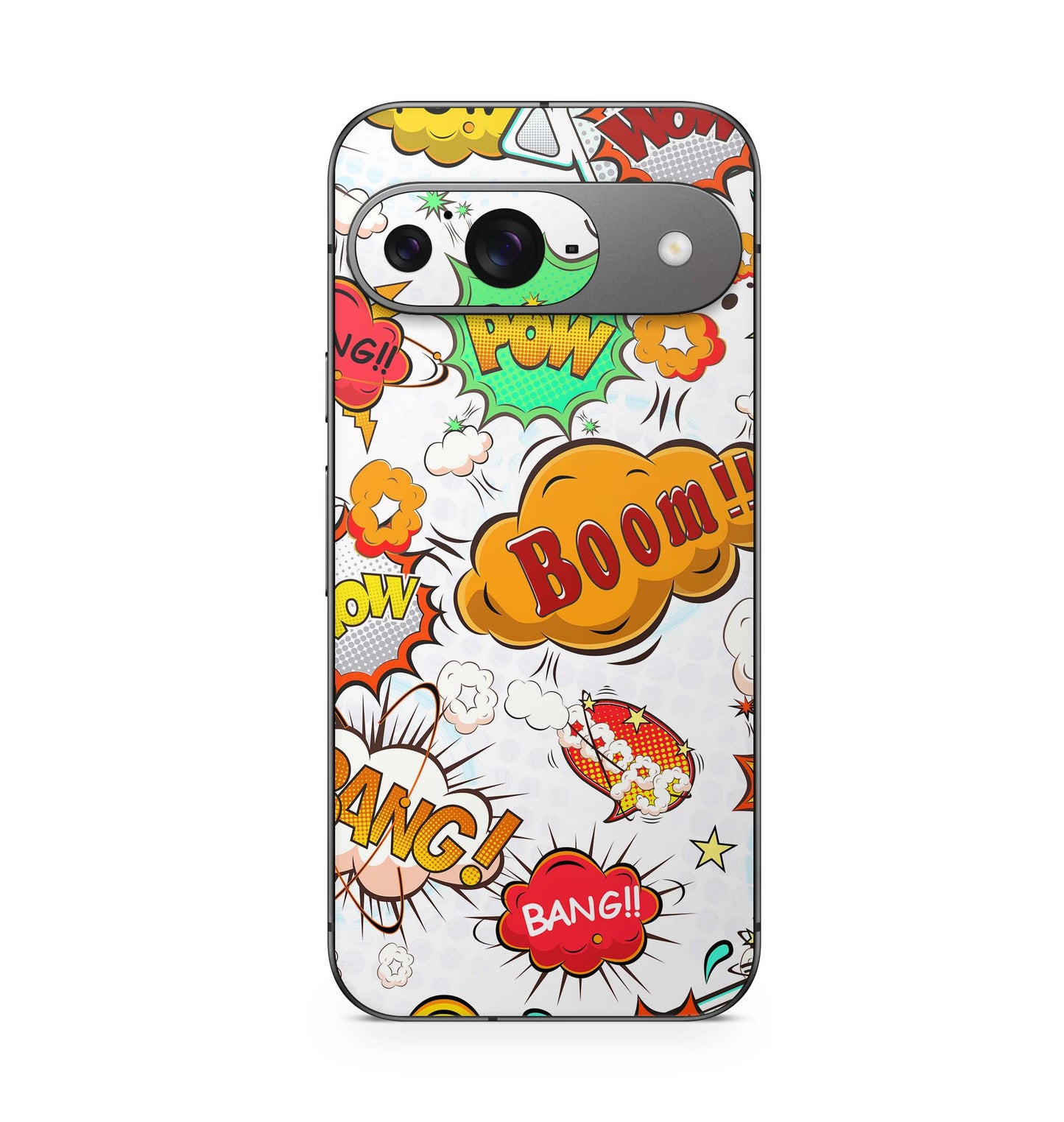 Google Pixel 9 Pro XL Skin Schutzfolie Design Kratzerschutz Vinyl Aufkleber Comics weiss Aufkleber Skins4u