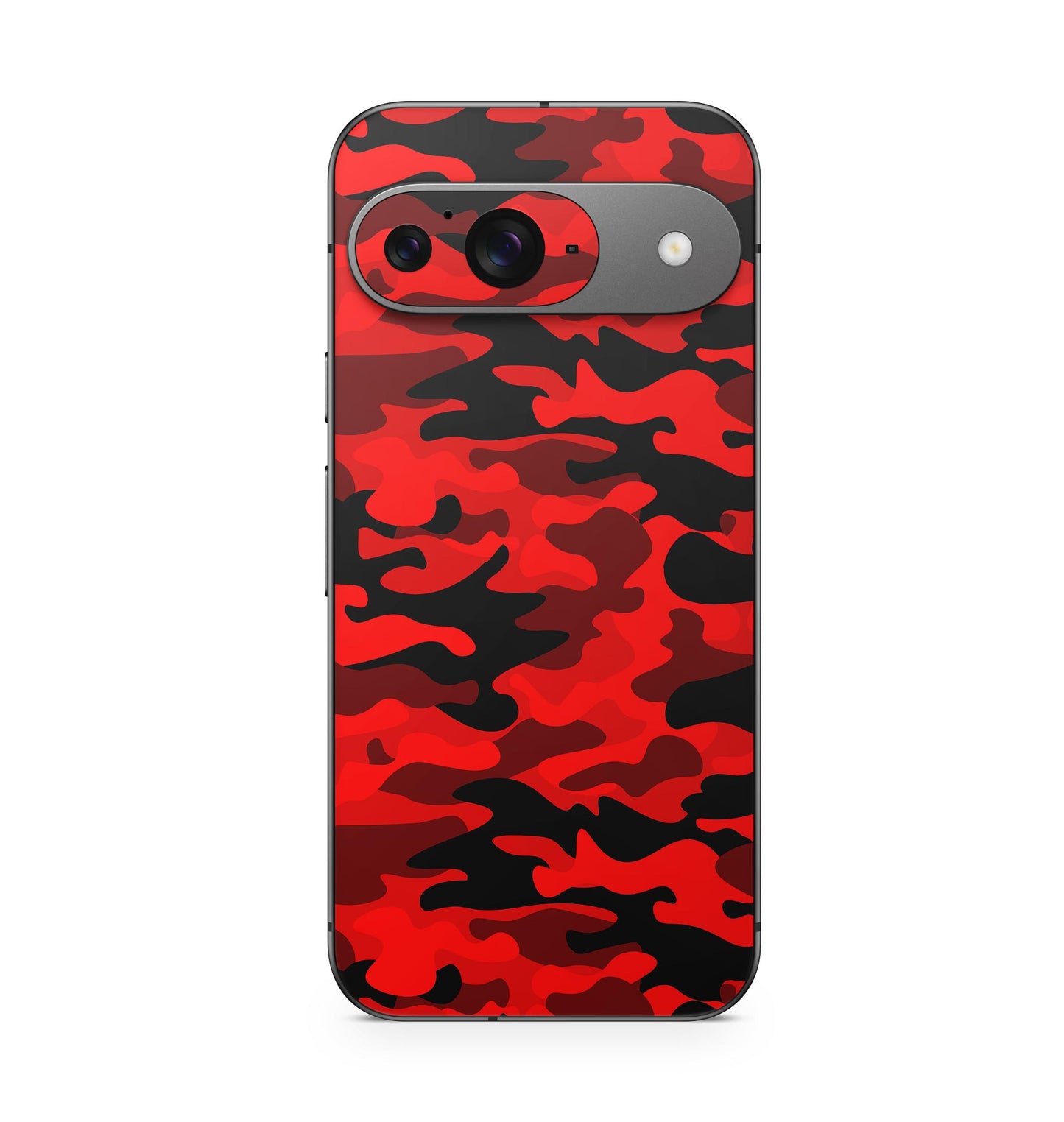 Google Pixel 9 Pro Skin Schutzfolie Design Kratzerschutz Vinyl Aufkleber Red Camo Aufkleber Skins4u