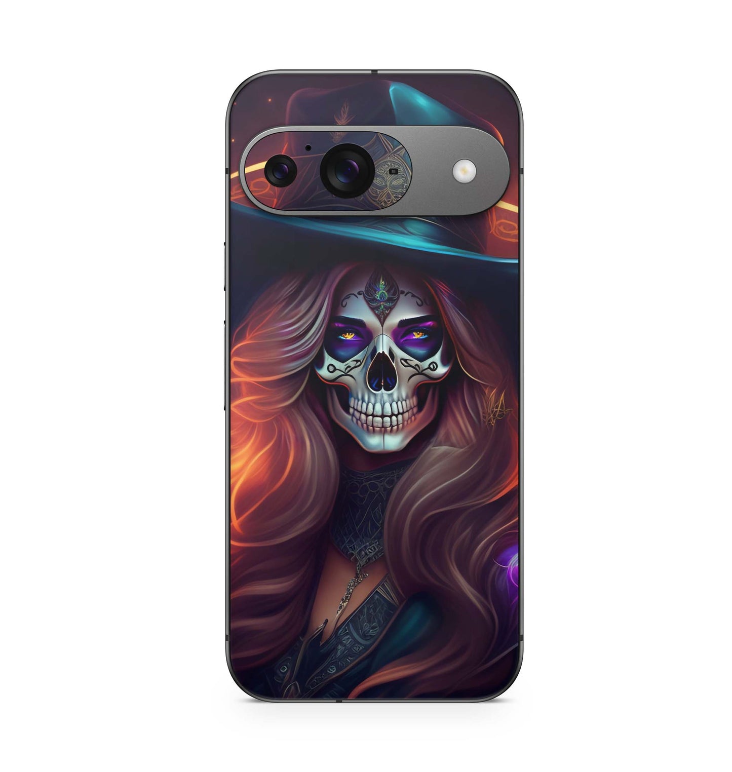 Google Pixel 9 Skin Schutzfolie Design Kratzerschutz Vinyl Aufkleber Skull Lady Aufkleber Skins4u