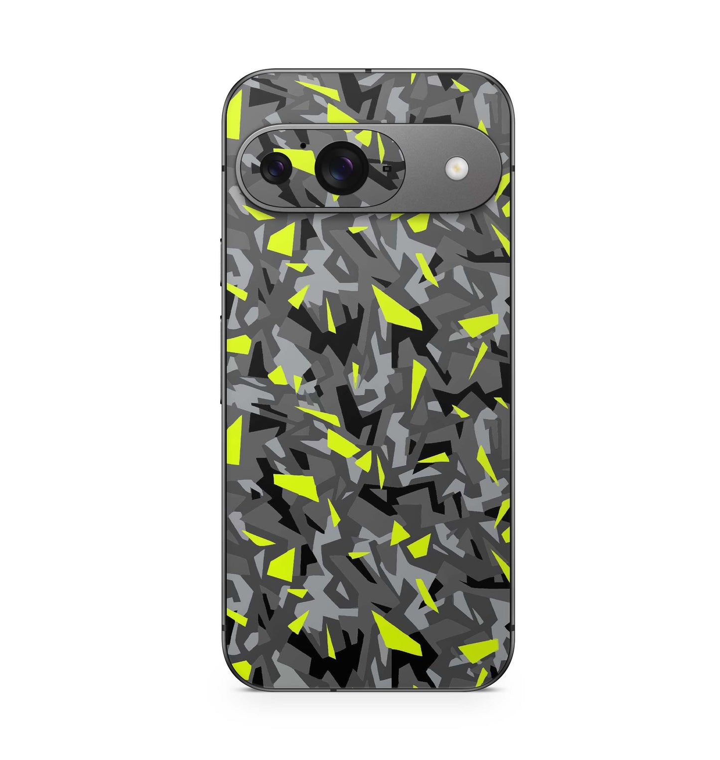 Google Pixel 9 Pro Skin Schutzfolie Design Kratzerschutz Vinyl Aufkleber Splatter Yellow Aufkleber Skins4u