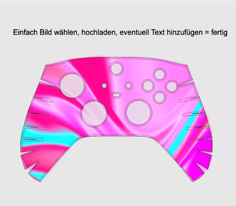 Xbox Series Controller Skin Aufkleber Design selbst erstellen individuell mit Deinem Wunschbild cpb_product Skins4u