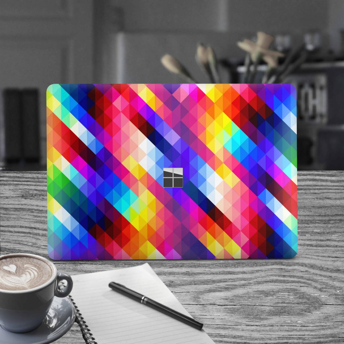 Microsoft Surface Laptop 3 4 5 Skin 13" Premium Vinylfolie Kratzerschutz Design Geo Elektronik-Sticker & -Aufkleber Skins4u