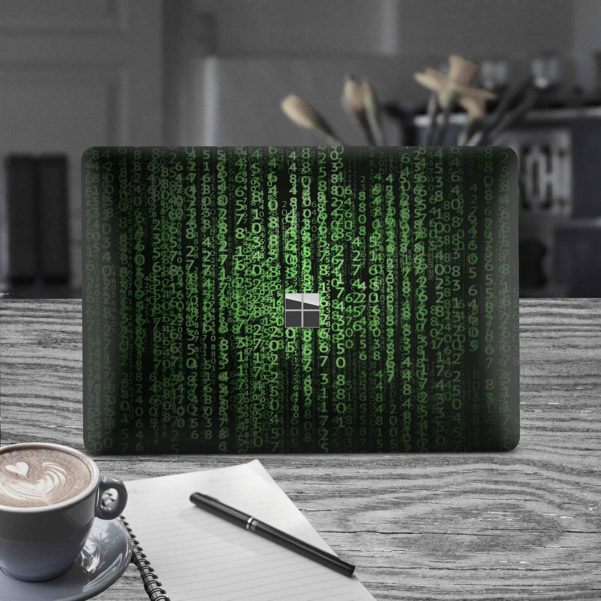 Microsoft Surface Laptop 3 4 5 Skin 13" Premium Vinylfolie Kratzerschutz Design Matrix Elektronik-Sticker & -Aufkleber Skins4u
