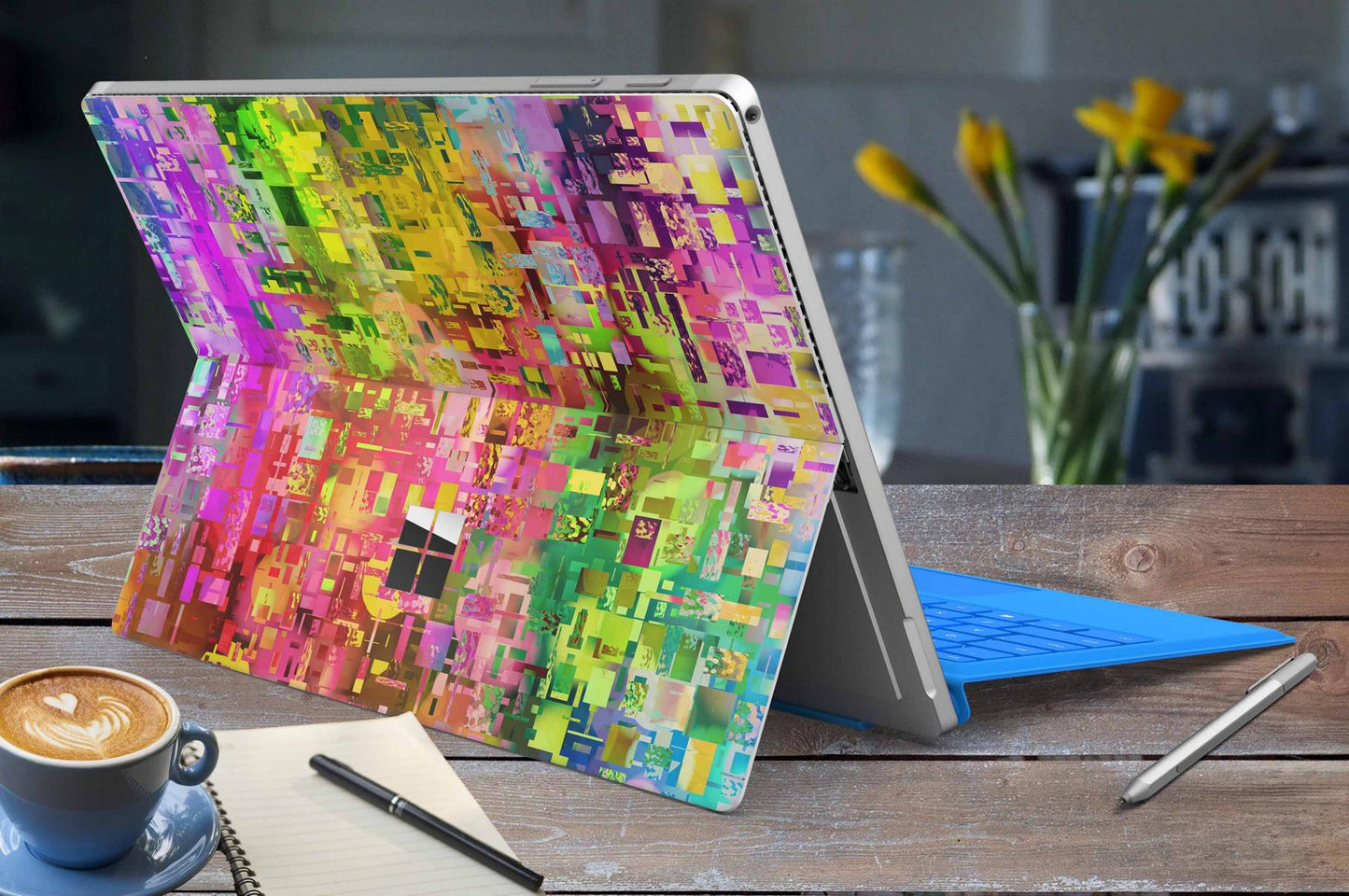 Microsoft Surface Pro 7 / 7+ Skin Design Vinyl Premium Folie Modellwahl Motiv Abstract Aufkleber skins4u