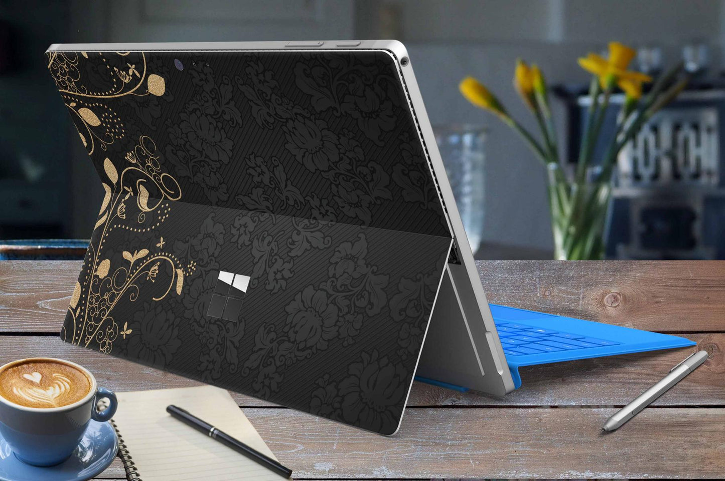 Microsoft Surface Pro 10 Skin Design Vinyl Premium Folie Modellwahl Motiv Darkmoon Aufkleber skins4u