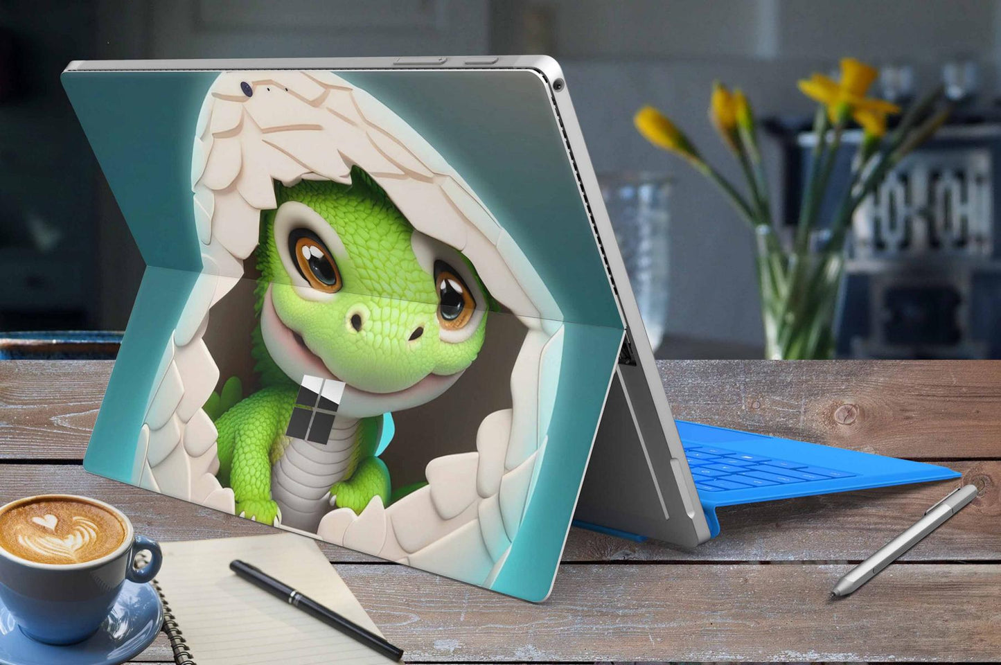 Microsoft Surface Pro 10 Skin Design Vinyl Premium Folie Modellwahl Motiv New Life Aufkleber skins4u