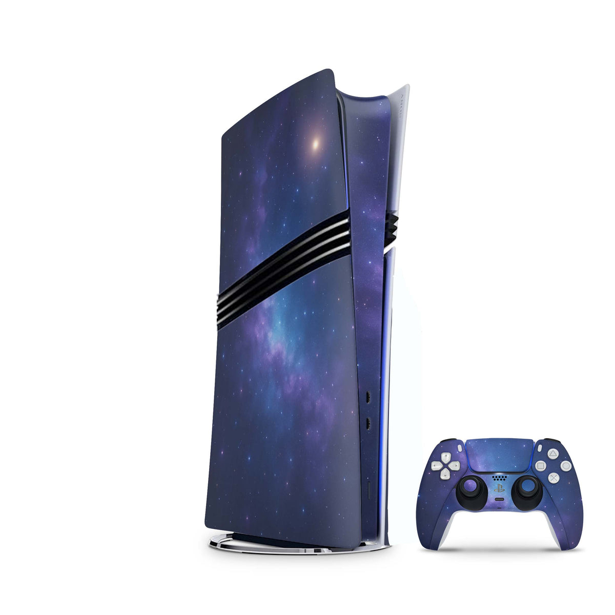 PS5 Pro Skin Milky Way 26 mit passendem Controller Skin