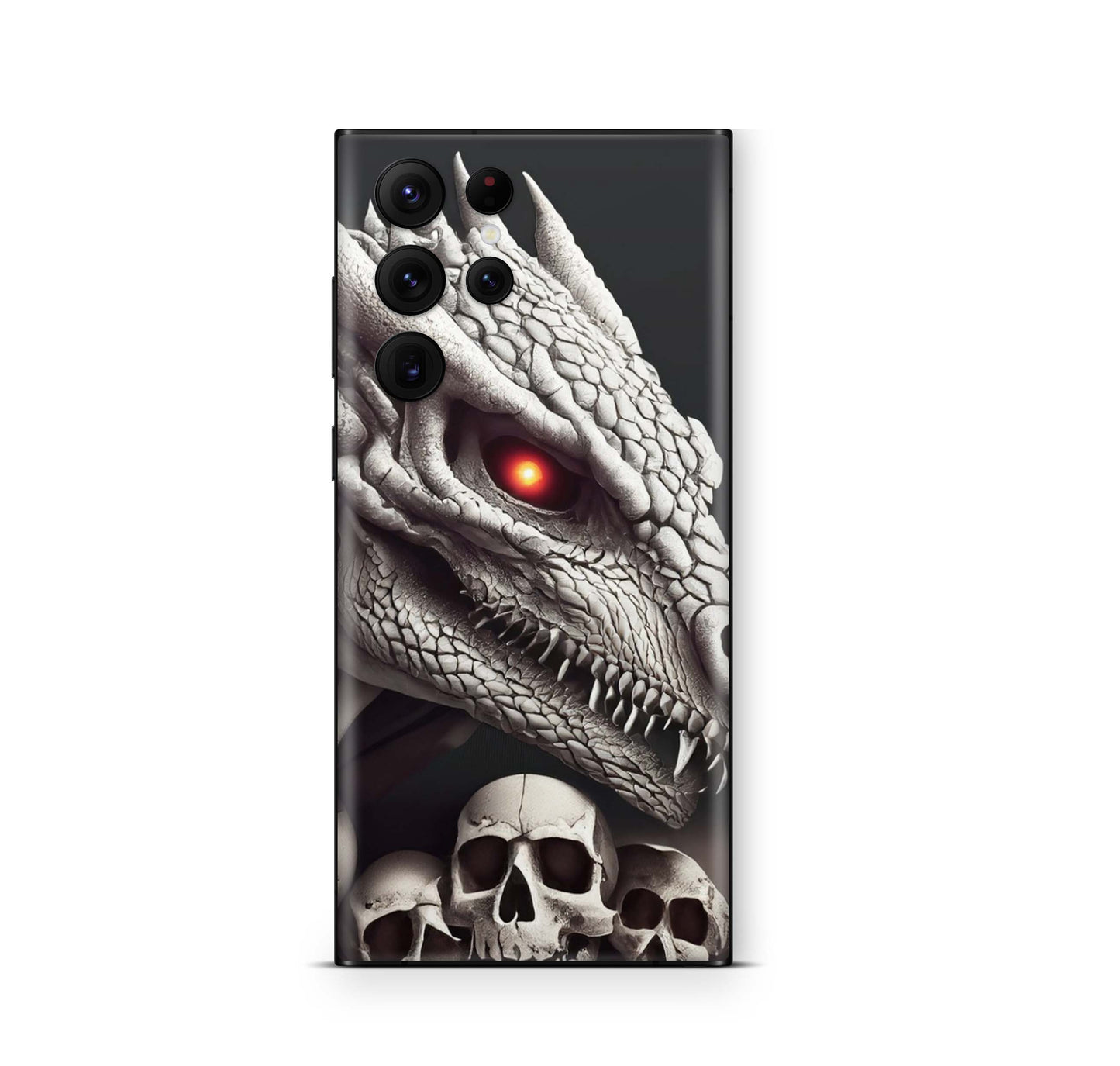 Samsung Galaxy S25 Ultra Skin Designfolie Aufkleber Skins Design Dragon Skull Elektronik-Sticker & -Aufkleber skins4u