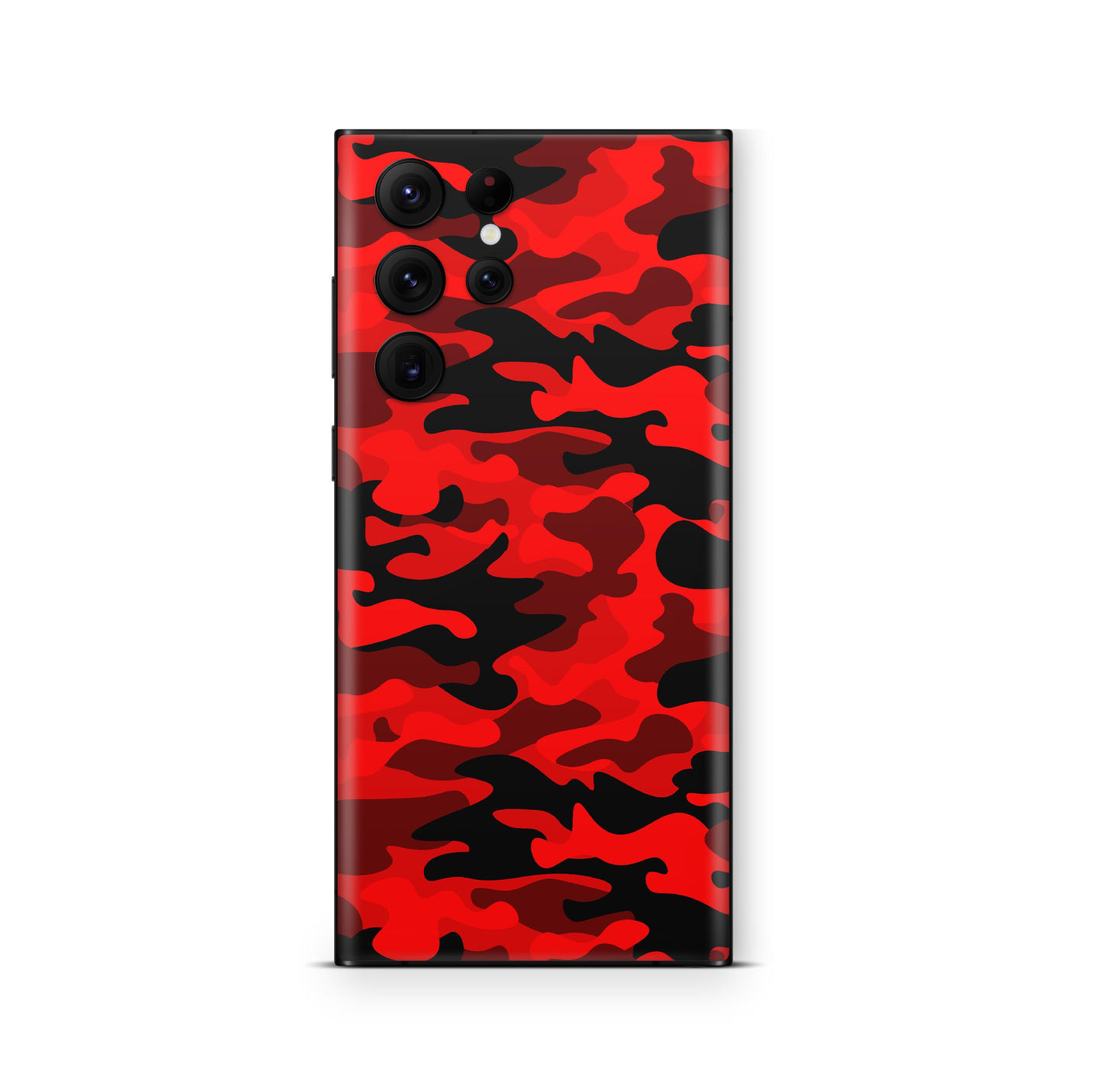 Samsung Galaxy S25 Ultra Skin Designfolie Aufkleber Skins Design Red Camo Elektronik-Sticker & -Aufkleber skins4u