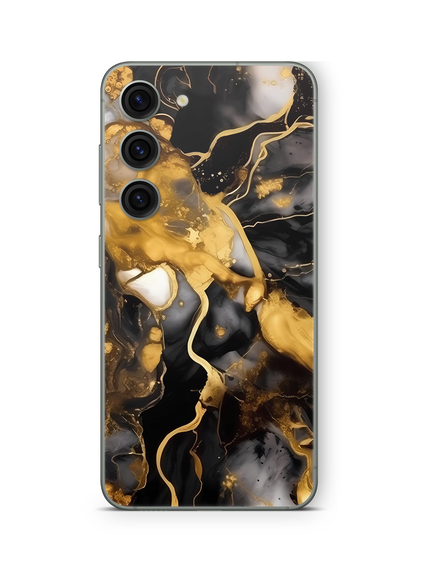Samsung Galaxy S26 Skin Handy Aufkleber Dark gold