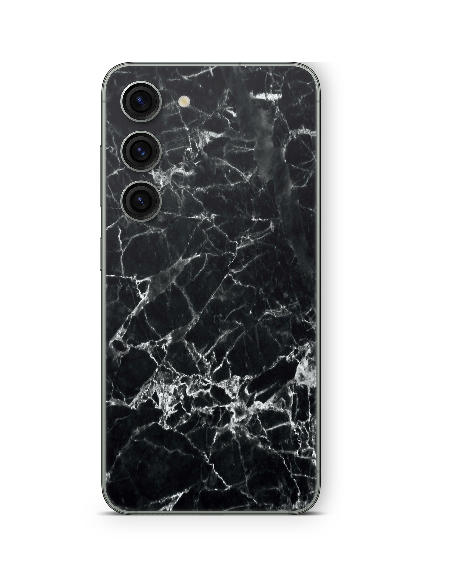 Samsung Galaxy S26 Plus Skin Handy Aufkleber Marmor schwarz Aufkleber Skins4u