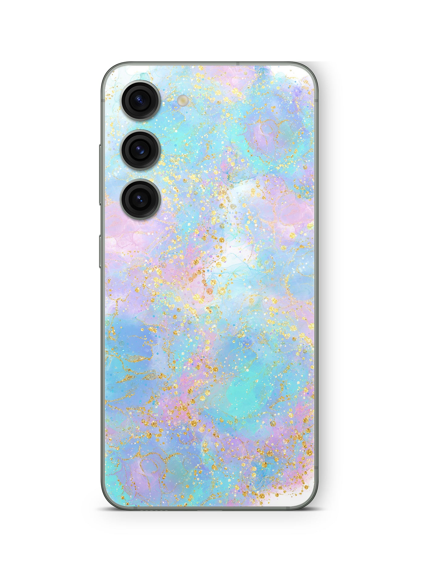 Samsung Galaxy S26 Skin Handy Aufkleber Pink Glitter Dreams