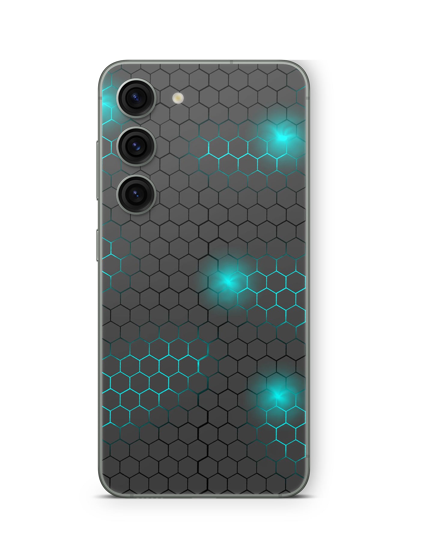 Samsung Galaxy S26 Skin Handy Aufkleber exo small blue
