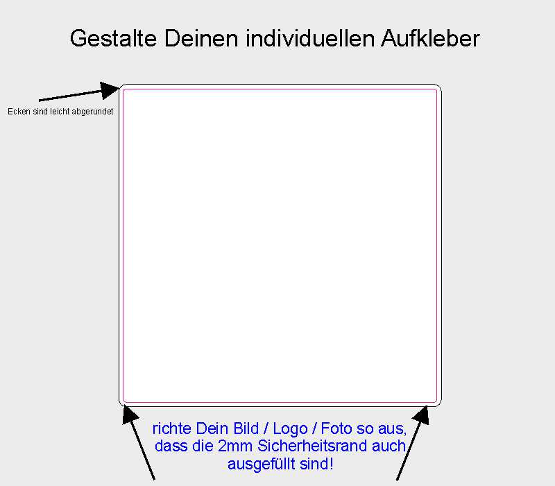 Hochwertige Aufkleber für Werbung oder nur so zum Spaß quadratisch Aufkleber Skins4u