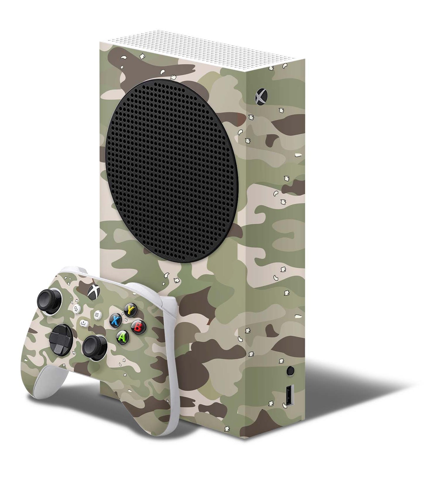 Xbox Series S Skin Folie Konsolen Aufkleber mit Controller Skin FC Camo Elektronik-Sticker & -Aufkleber skins4u