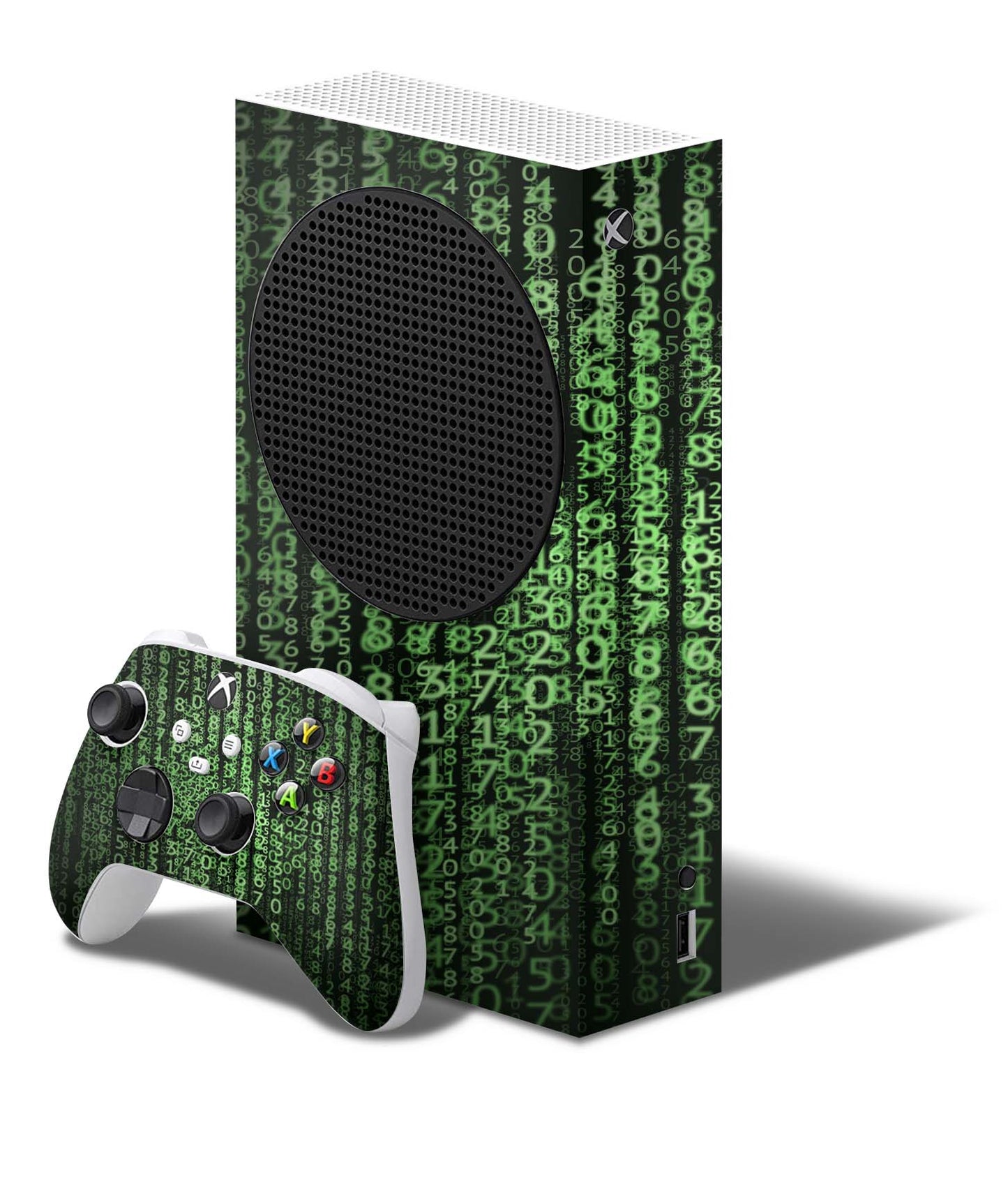 Xbox Series S Skin Folie Konsolen Aufkleber mit Controller Skin Krypto Elektronik-Sticker & -Aufkleber skins4u