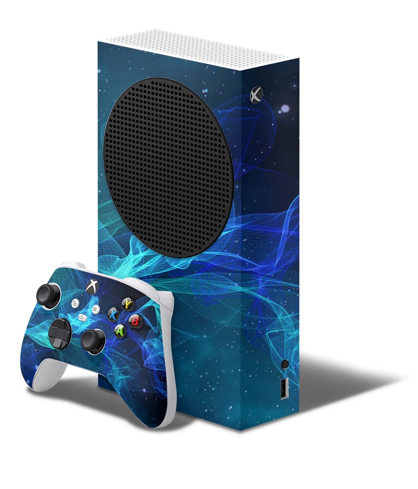 Xbox Series S Skin Folie Konsolen Aufkleber mit Controller Skin Star Spiral Elektronik-Sticker & -Aufkleber skins4u