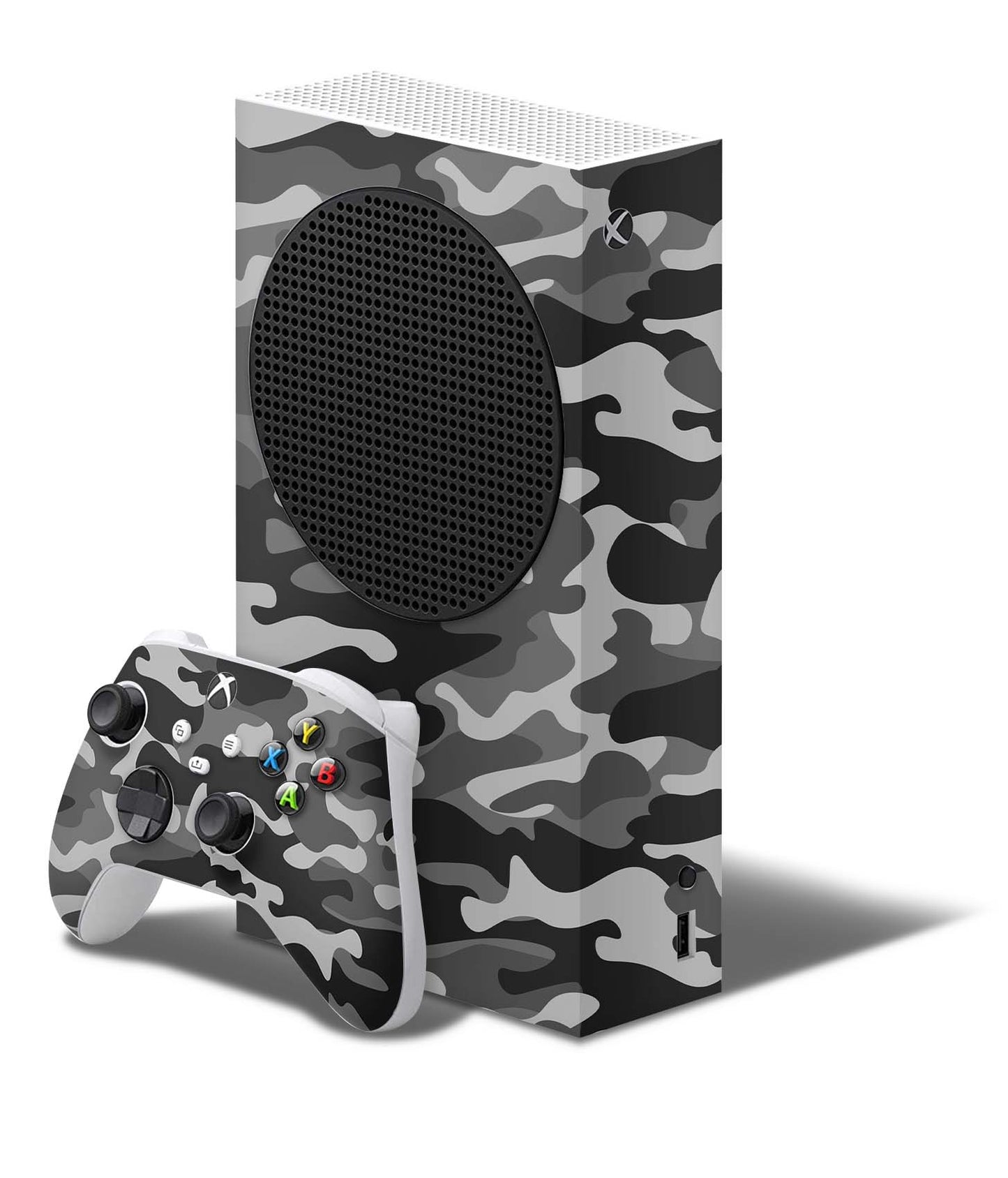 Xbox Series S Skin Folie Konsolen Aufkleber mit Controller Skin Urban camo old Elektronik-Sticker & -Aufkleber skins4u
