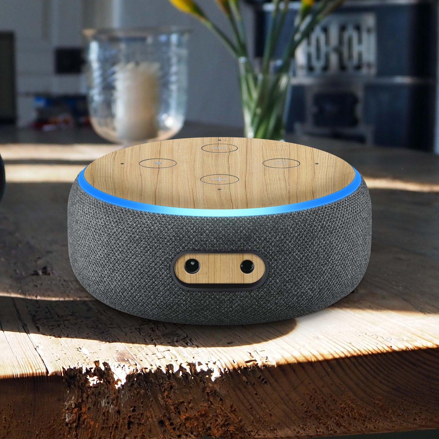 Amazon Echo Dot 3 Skin Schutzfolie Aufkleber Premium Design Eiche Aufkleber Skins4u