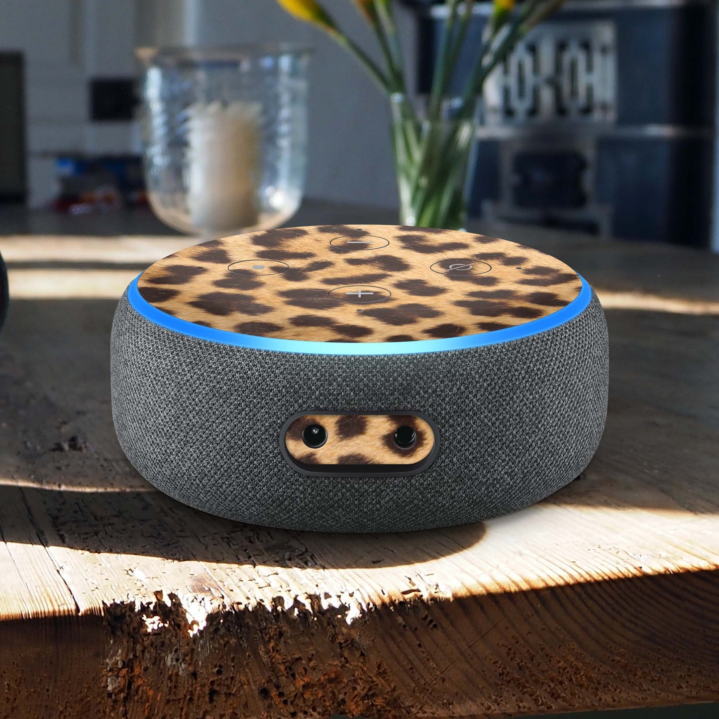 Amazon Echo Dot 3 Skin Schutzfolie Aufkleber Premium Design Leopardenfell Aufkleber Skins4u