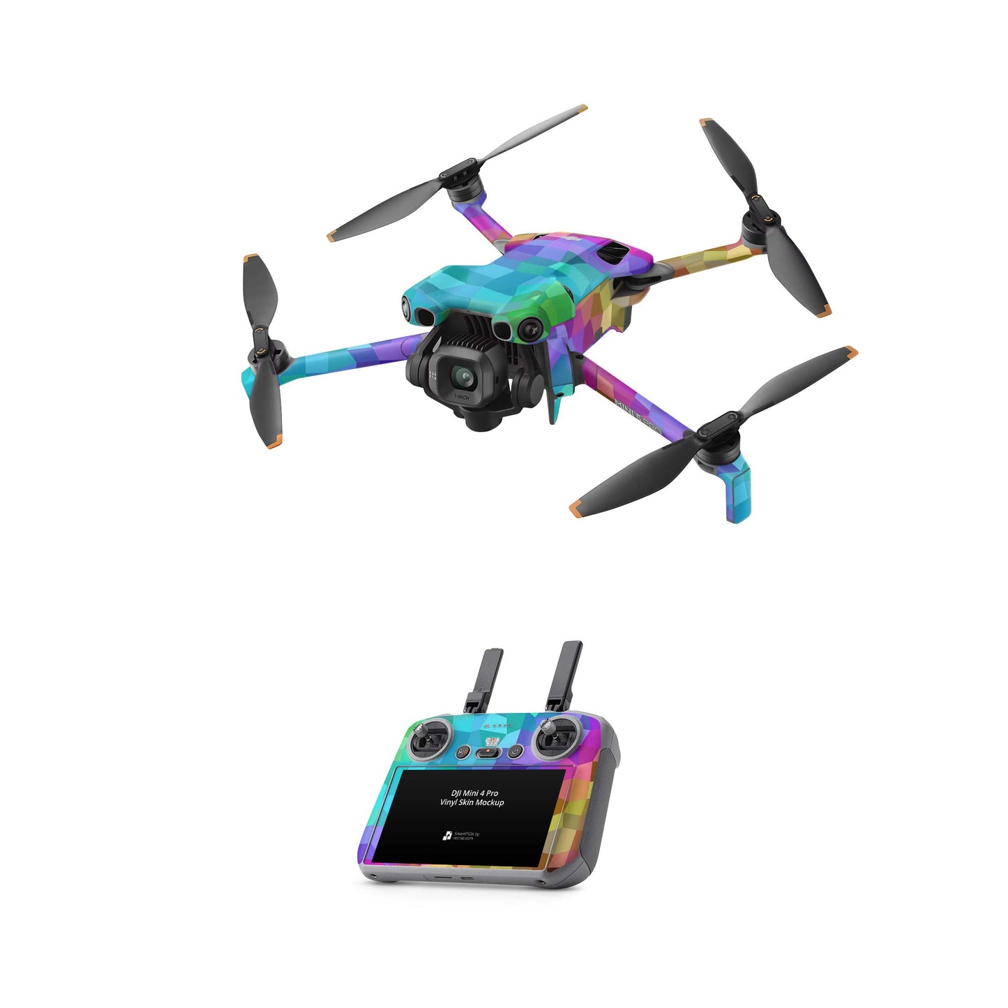 DJI Mini 5 Pro Skin Drohnen Aufkleber Vinyl Folien Set Cruo Aufkleber Skins4u
