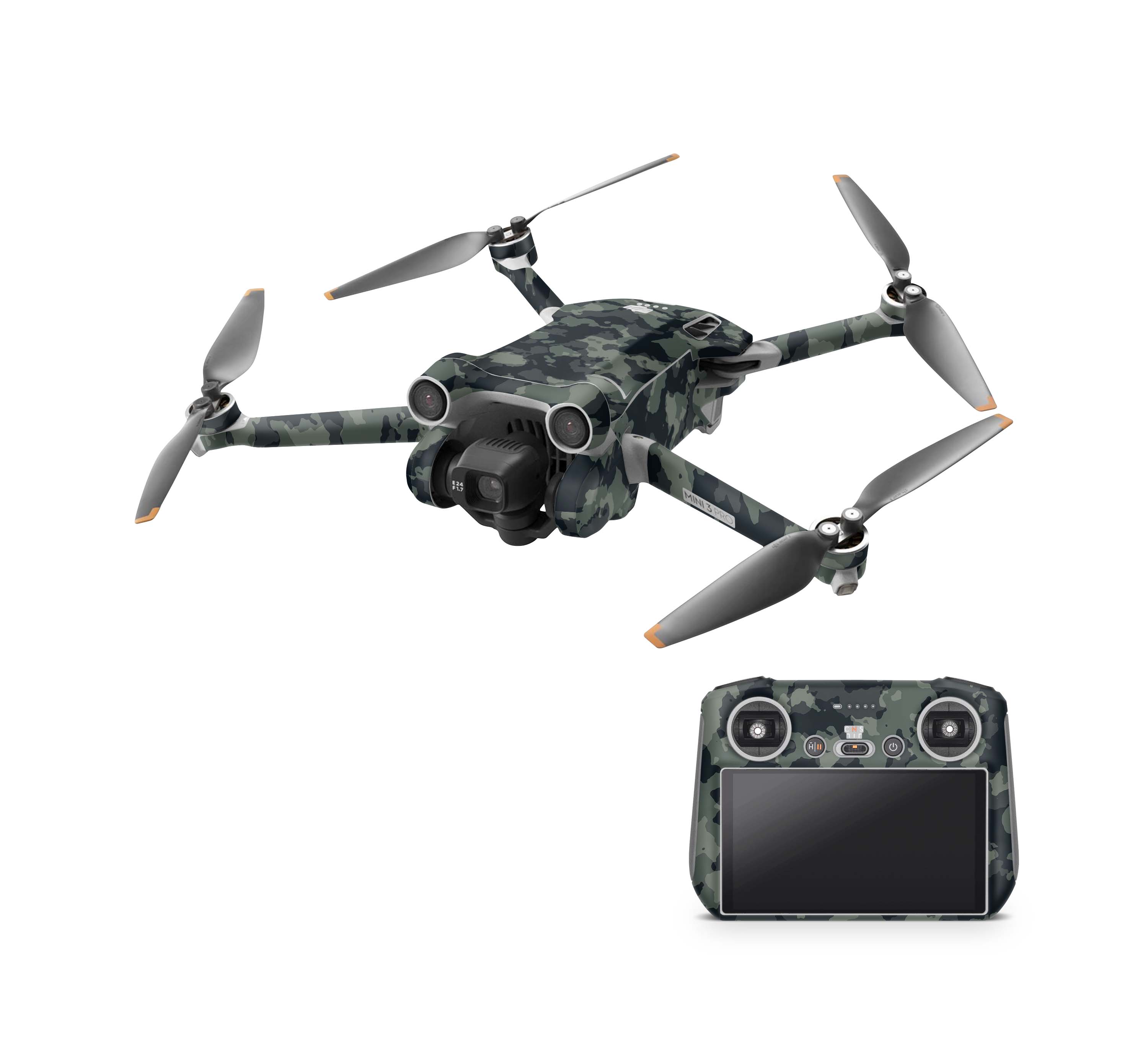 CAPART Removable Sticker Skin For DJI Mini 4 Pro And Ethiopia