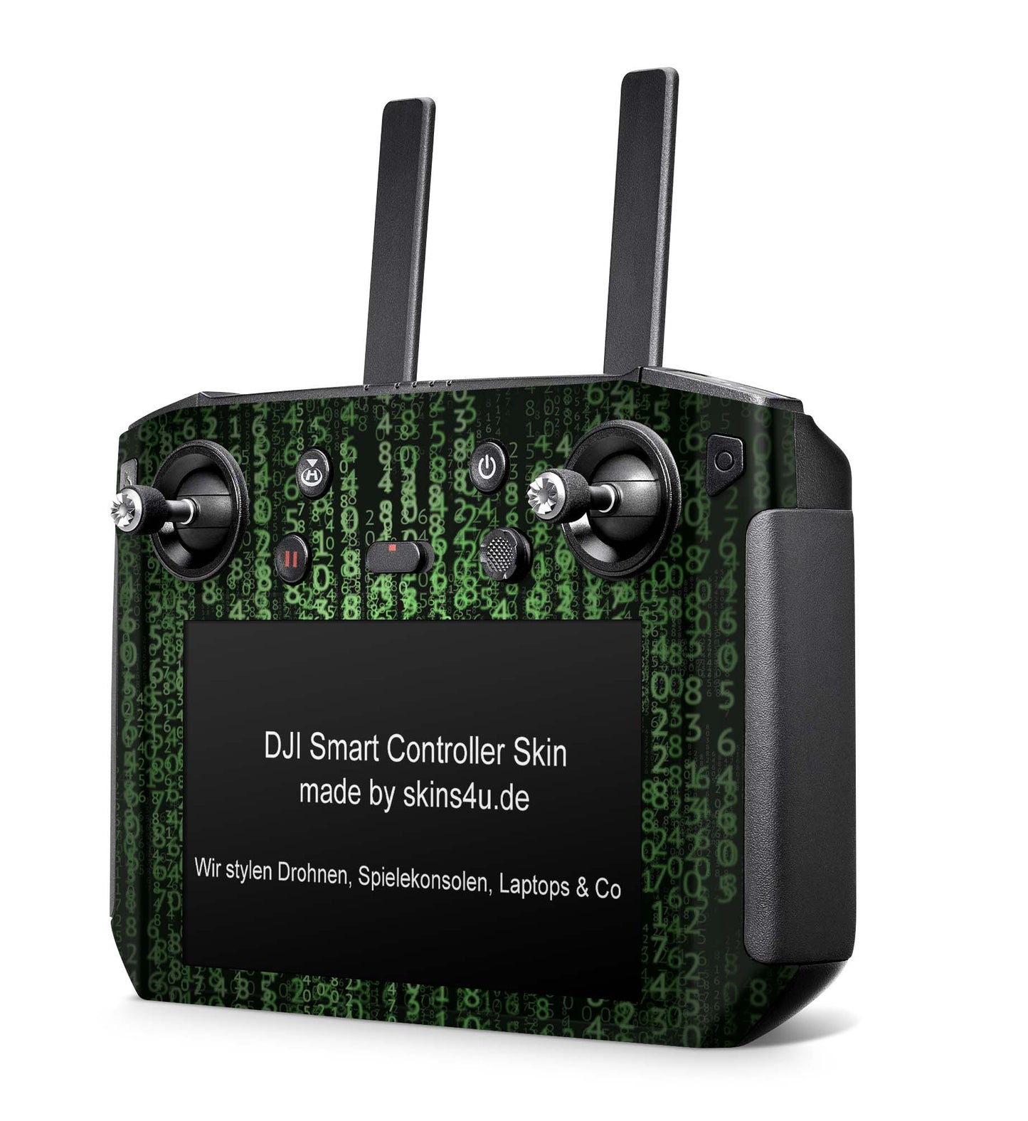 DJI Controller Skins Smart, RC, RC2, RC Pro Design Schutzfolie Aufkleber Matrix Aufkleber skins4u
