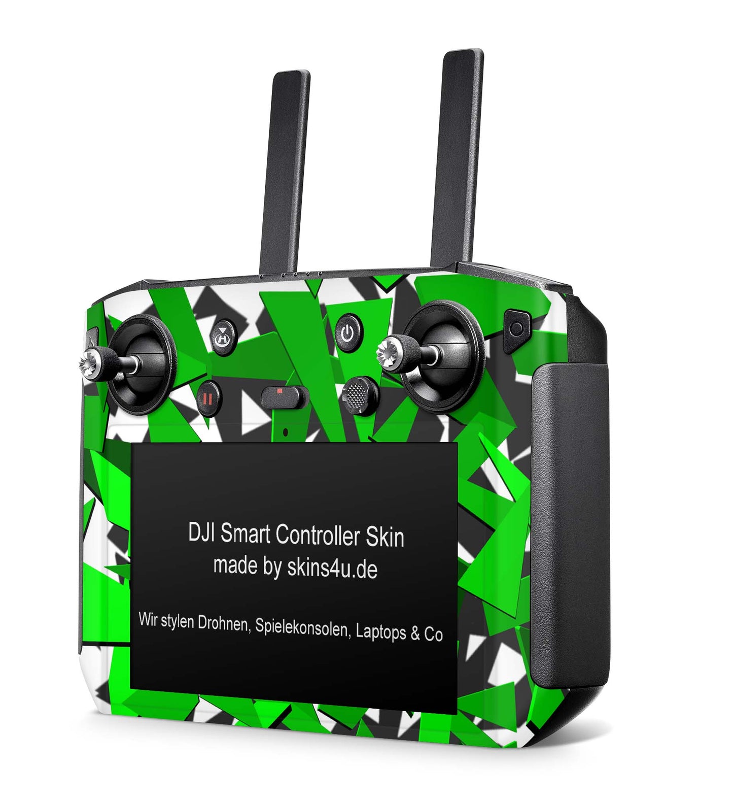 DJI Controller Skins Smart, RC, RC2, RC Pro Design Schutzfolie Aufkleber Signal Grün Aufkleber skins4u