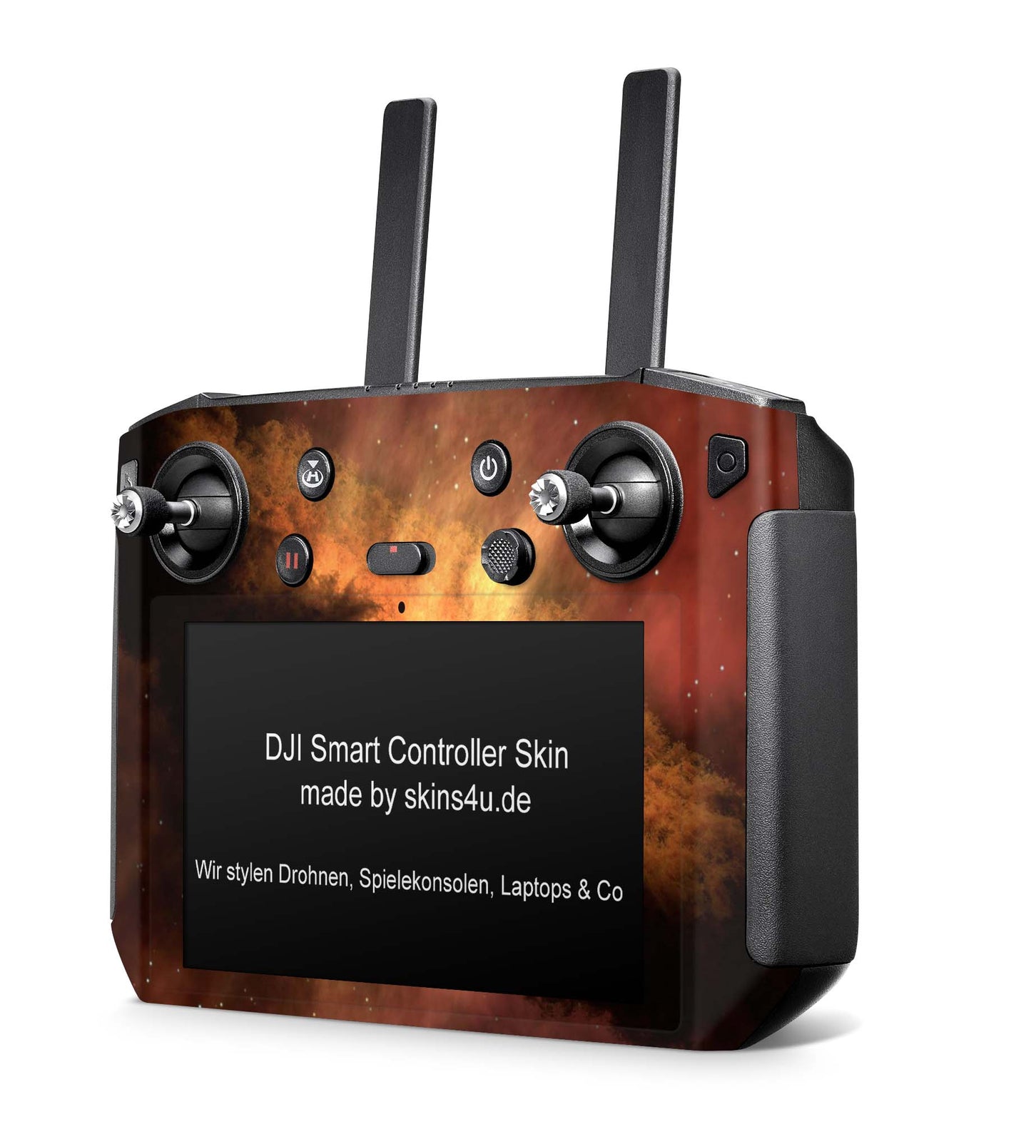 DJI Controller Skins Smart, RC, RC2, RC Pro Design Schutzfolie Aufkleber Solar Storm Aufkleber skins4u