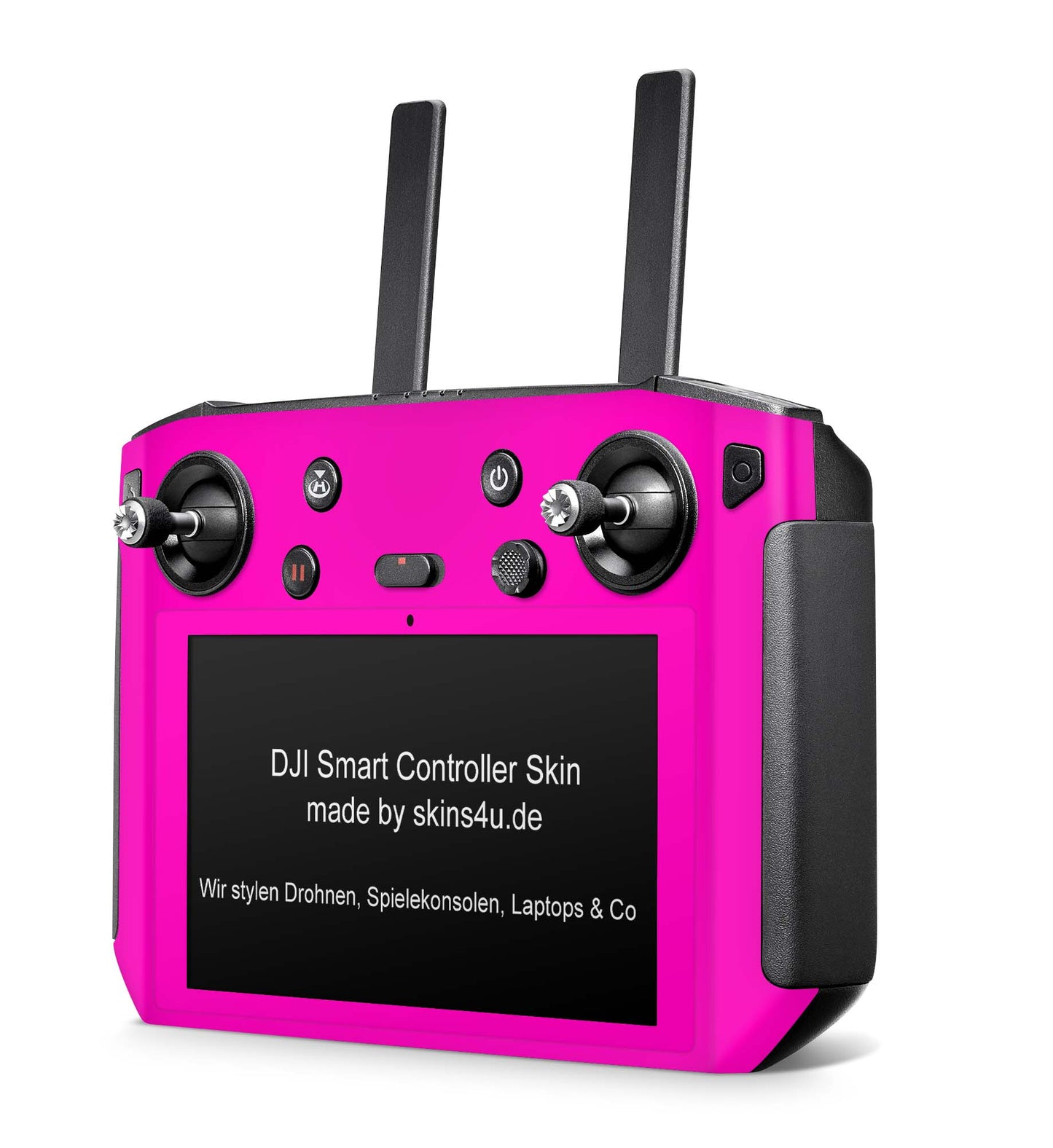 DJI Controller Skins Smart, RC, RC2, RC Pro Design Schutzfolie Aufkleber Neon Pink hochglanz Aufkleber skins4u