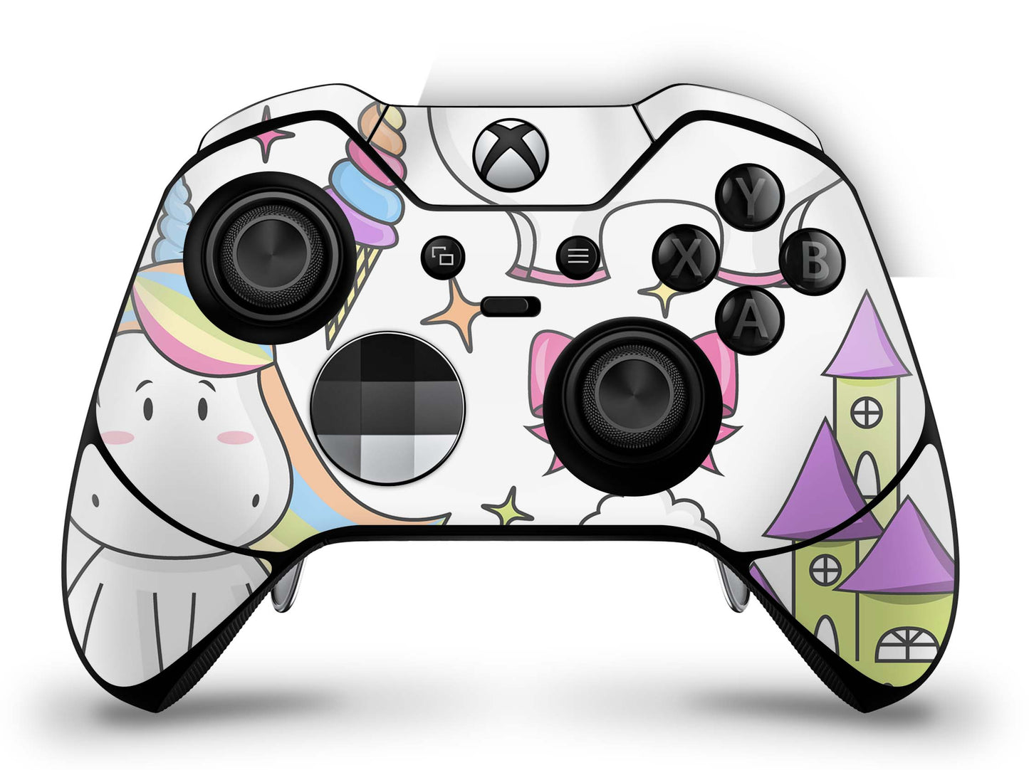 Xbox Elite Wireless Controller Skin Aufkleber Premium Folie einhorn draw Aufkleber skins4u
