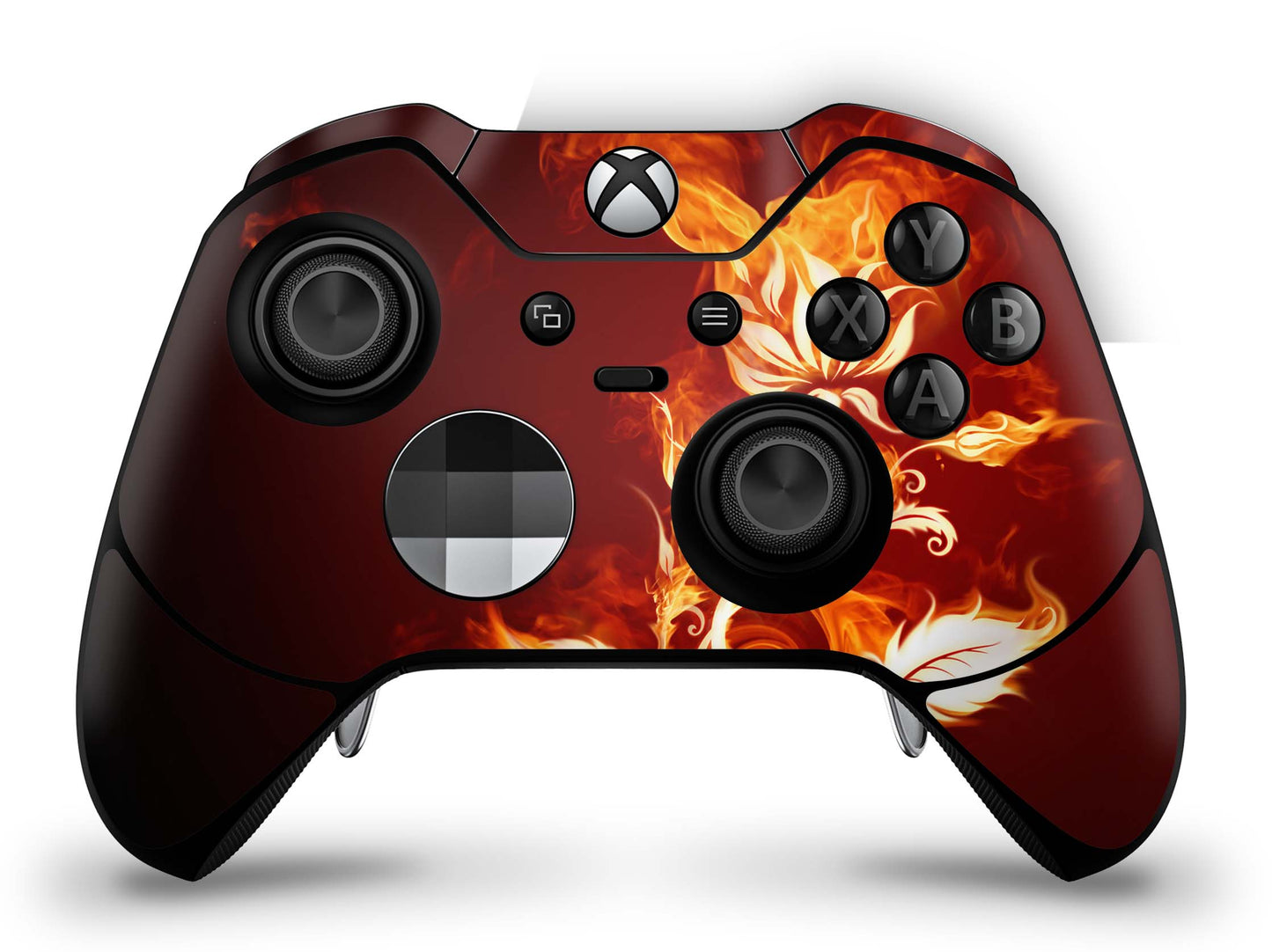 Xbox Elite Wireless Controller Skin Aufkleber Premium Folie flower of fire Aufkleber skins4u