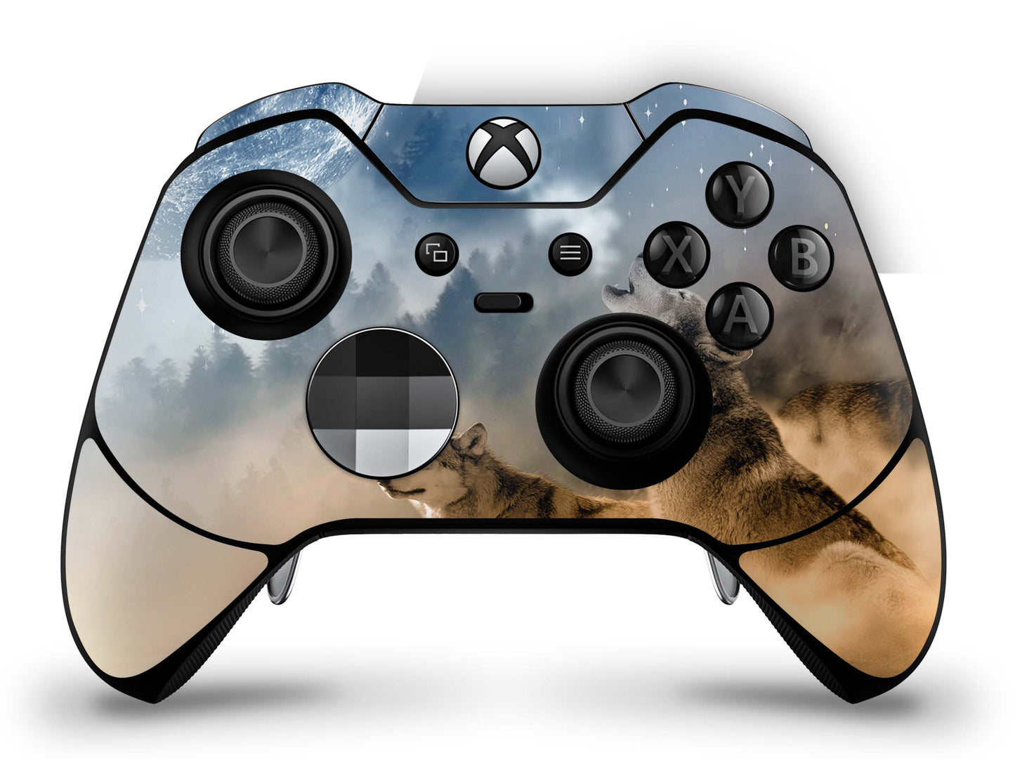 Xbox Elite Wireless Controller Skin Aufkleber Premium Folie howling moon Aufkleber skins4u