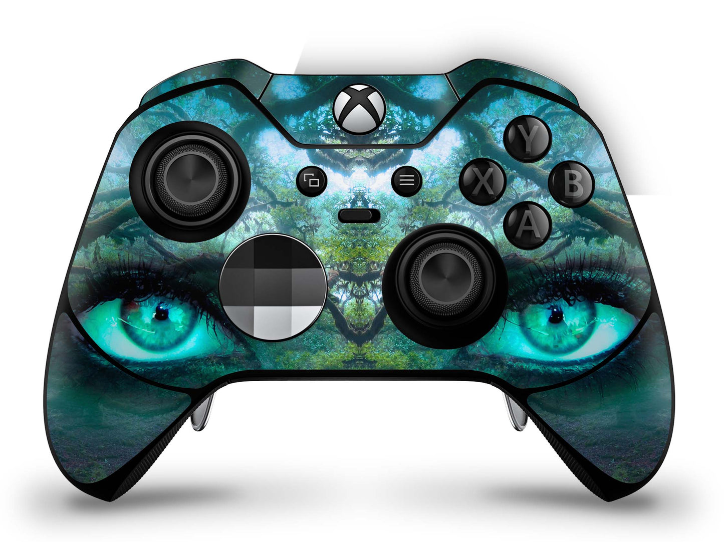 Xbox Elite Wireless Controller Skin Aufkleber Premium Folie wood eyes Aufkleber skins4u