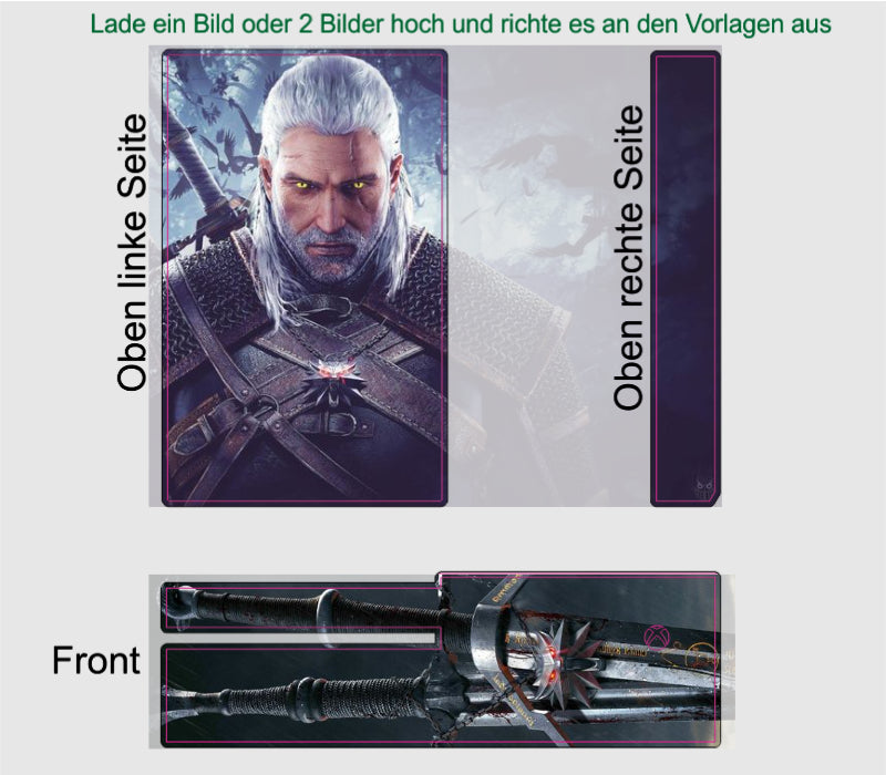 Xbox One Skin Design Aufkleber selbst gestalten individuell mit Deinem Wunschbild cpb_product Skins4u