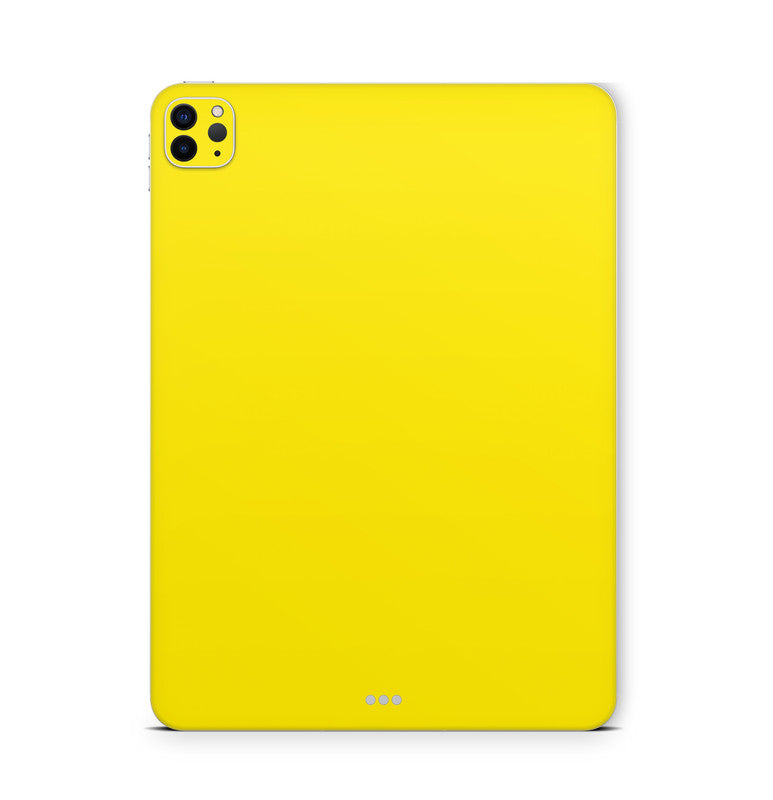 iPad Pro Skin Backcover Design Schutzfolie Folie Vinyl Skins Kratzerschutz Solid State gelb Aufkleber Skins4u