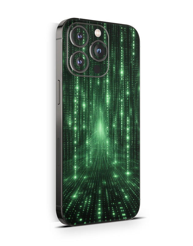 iPhone 14 Pro Skin Schutzfolie Aufkleber Design Vinyl Folie Matrix hochkant