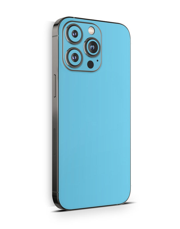 iPhone 12 Skin Schutzfolie Aufkleber Design Vinyl Folie Solid State Babyblau Aufkleber Skins4u