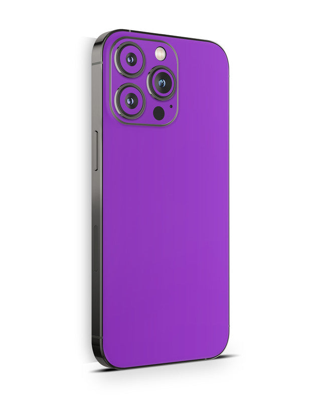 iPhone 14 Skin Schutzfolie Aufkleber Design Vinyl Folie Solid State violett
