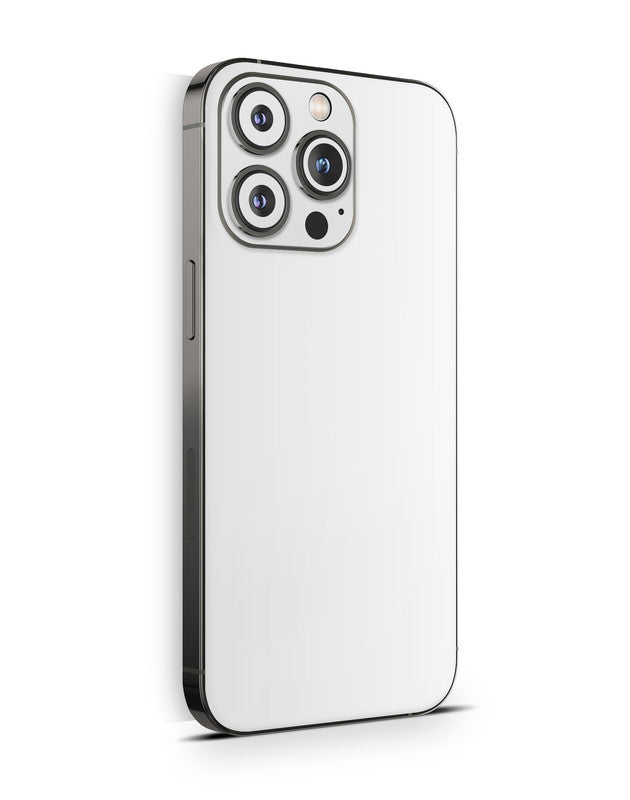 iPhone 16 Skin Schutzfolie Aufkleber Design Vinyl Folie Solid State weiss Aufkleber Skins4u