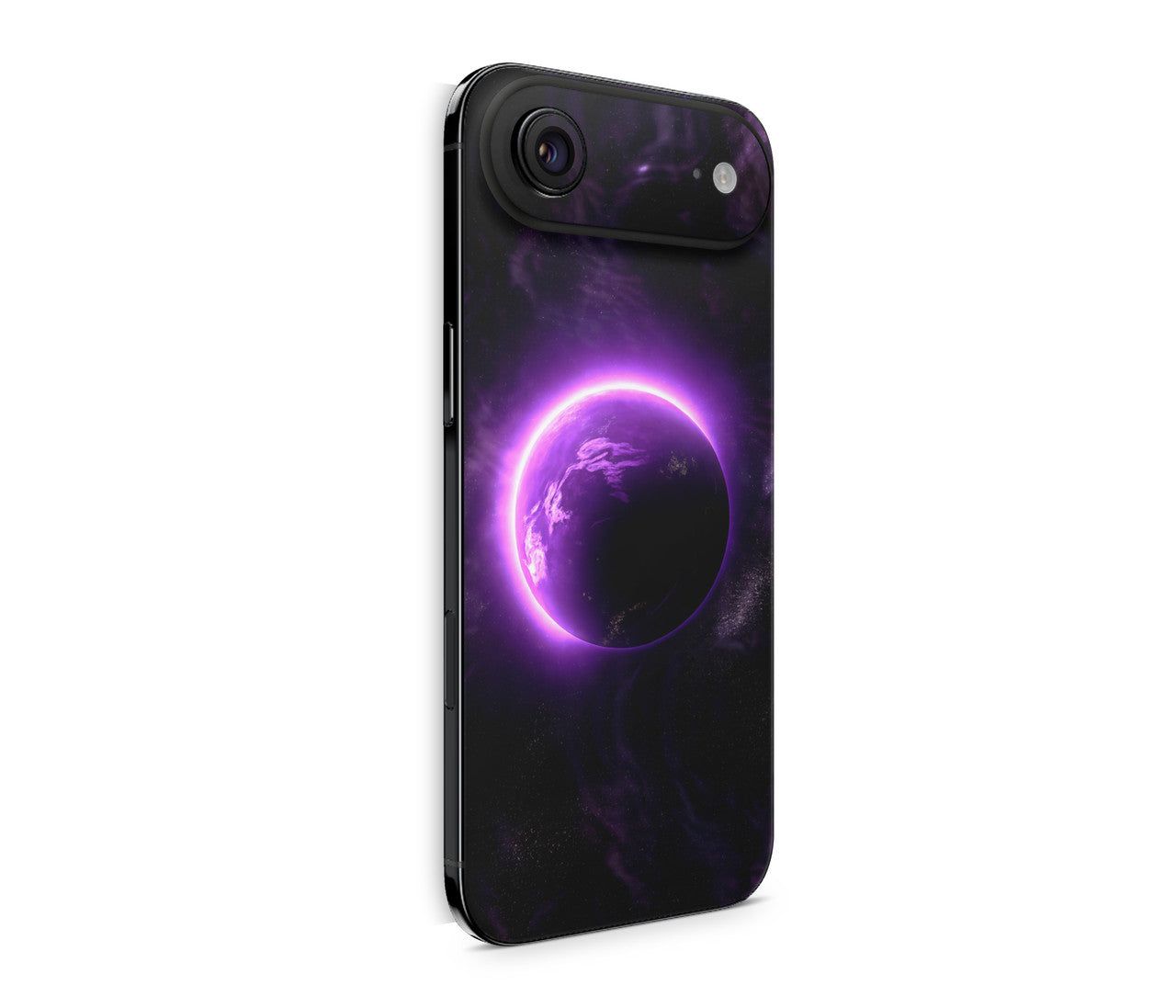 iPhone 17 Air Skin Design Schutzfolie Rückseite Aufkleber Skin Purple Space Aufkleber Skins4u