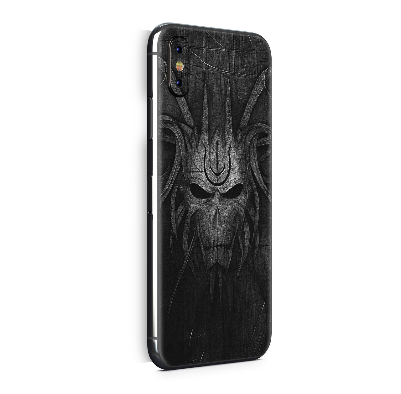 iPhone X Skin Design Vinyl Schutzfolie Backcover Black Demon Aufkleber Skins4u
