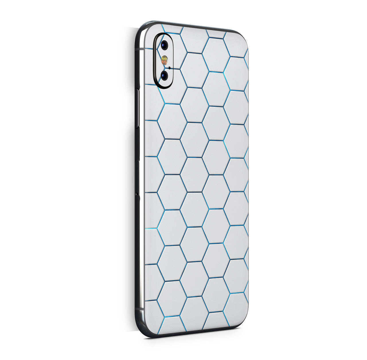 iPhone X Skin Design Vinyl Schutzfolie Backcover Exo Light Blue Aufkleber Skins4u