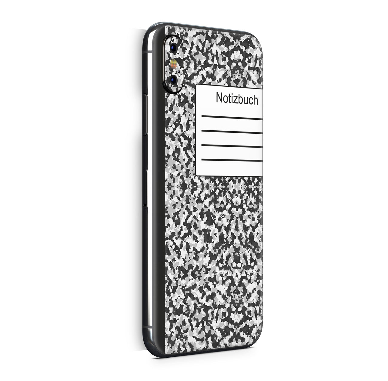 iPhone X Skin Design Vinyl Schutzfolie Backcover Notizbuch Aufkleber Skins4u